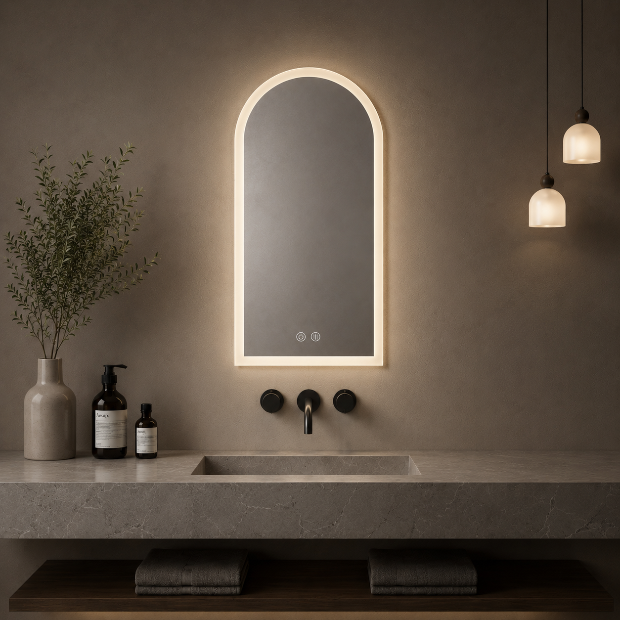 Willa Arch LED Mirror