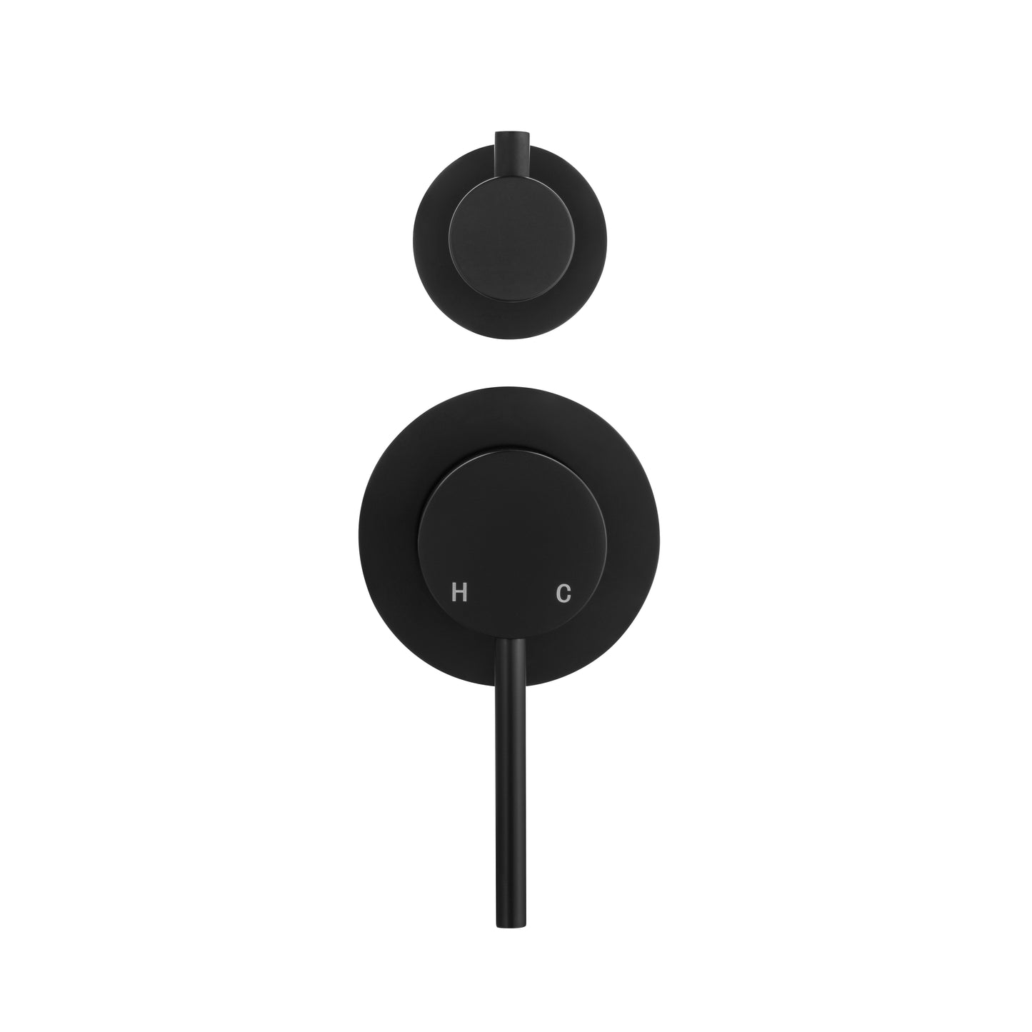 Elke Shower Diverter Matt Black