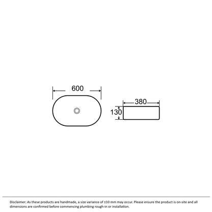 Mael Countertop Basin Oval