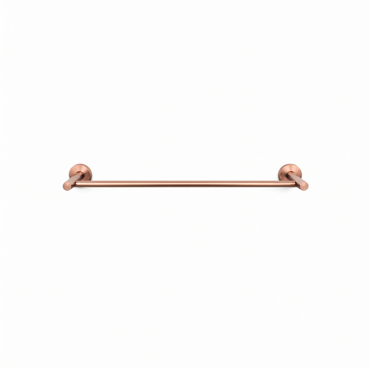 Elke Single Towel Rail Brushed Copper