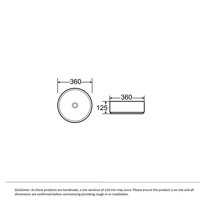 Lior Countertop Basin Round