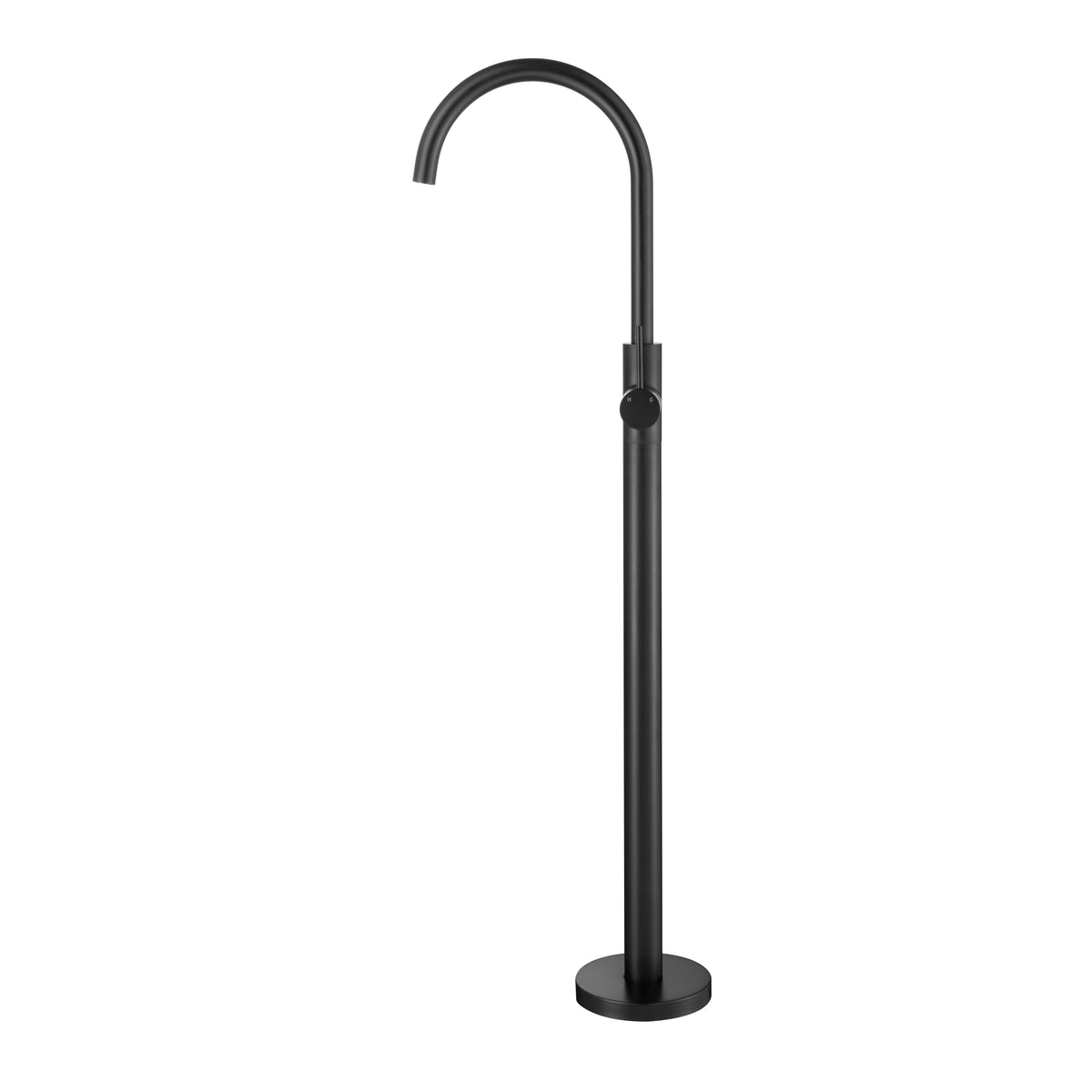 Elke Floor Bath Fillers Matt Black