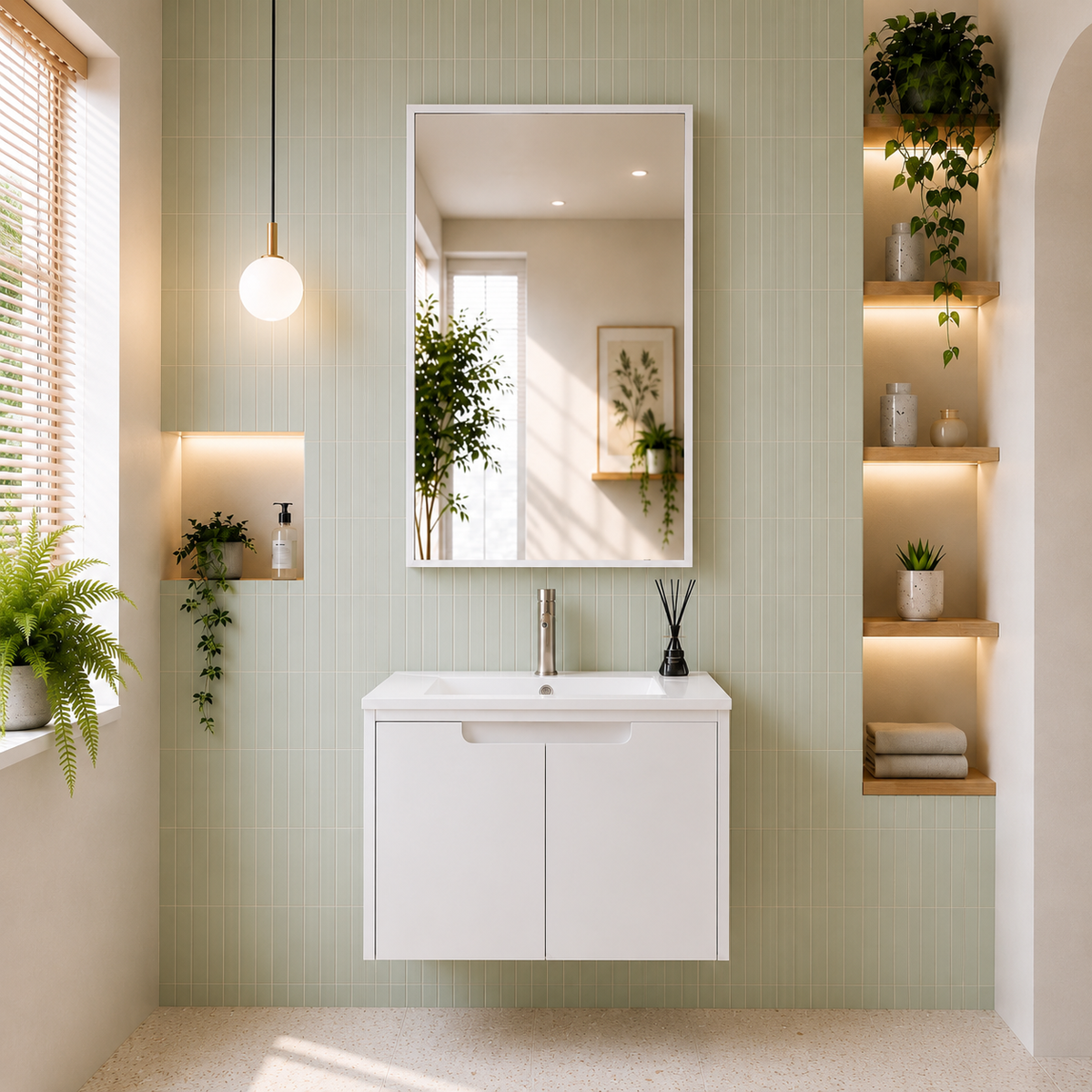 Daphne 600mm Wall-hung Vanity