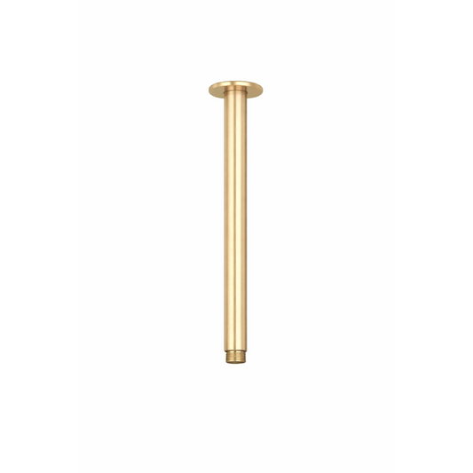 Elke Ceiling Shower Arm Brushed Gold