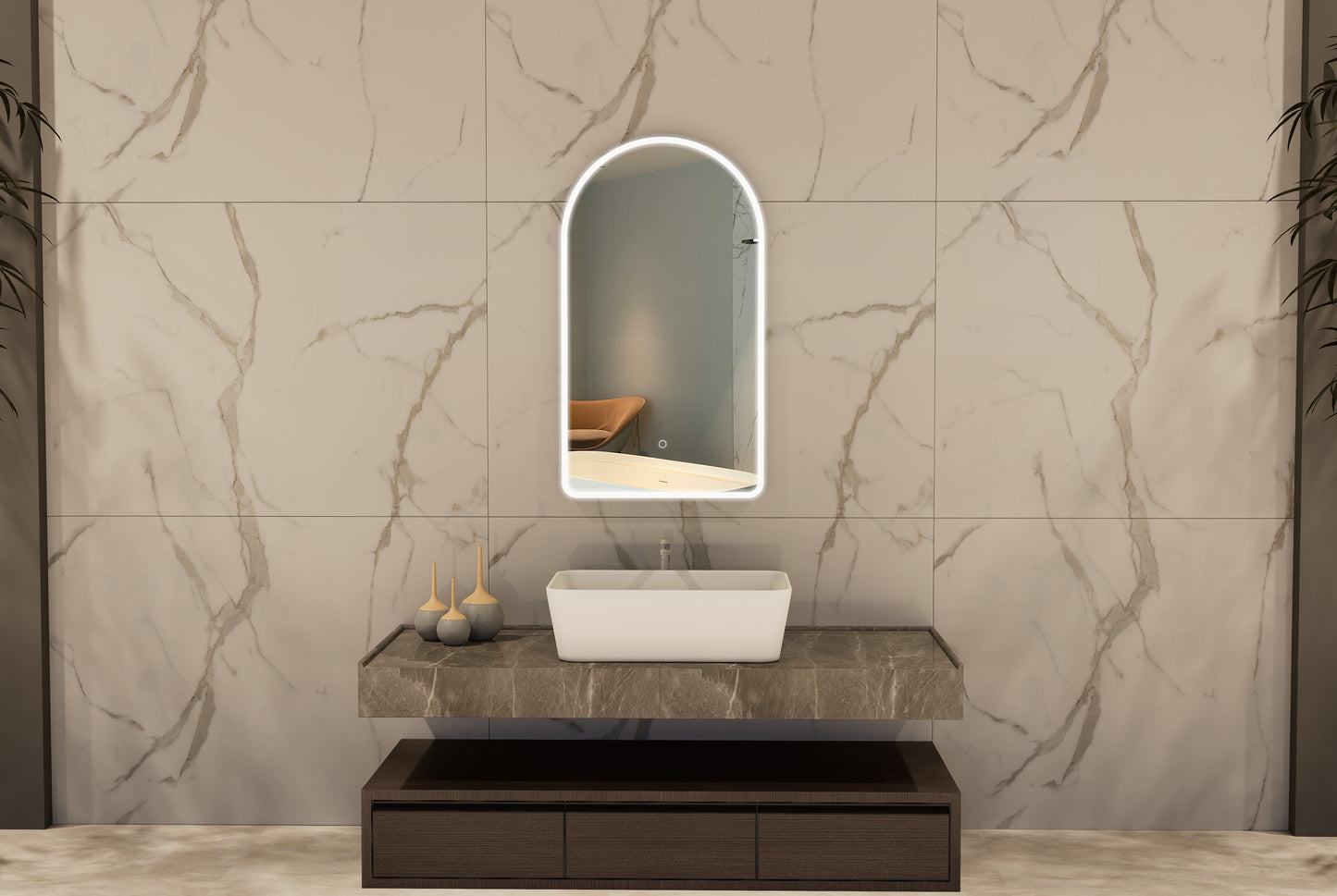 Willa Arch LED Mirror