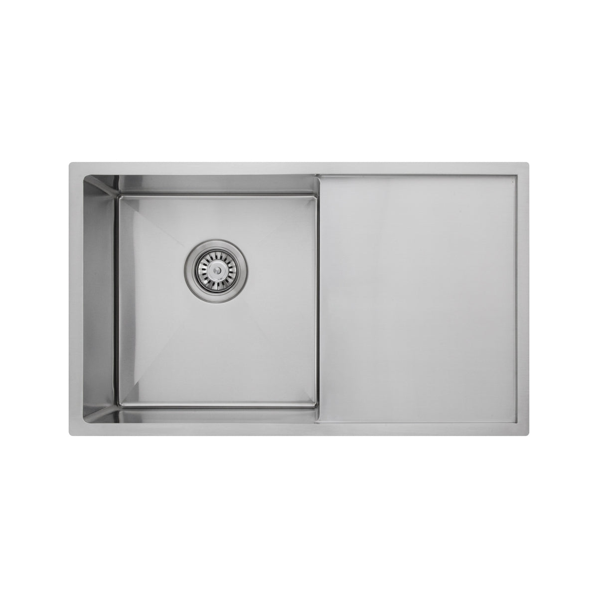 Titan Single Stainless Steel Sink with Drainboard 750mm