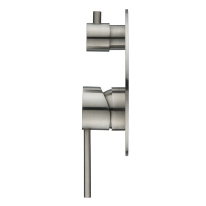 Elke Shower Diverter Plate Brushed Nickel