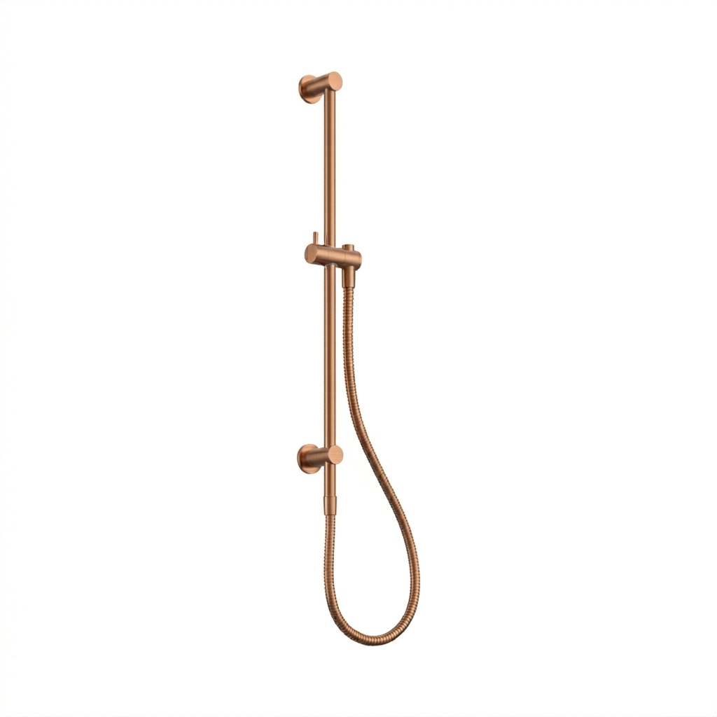 Elke Shower on Rail Brushed Bronze