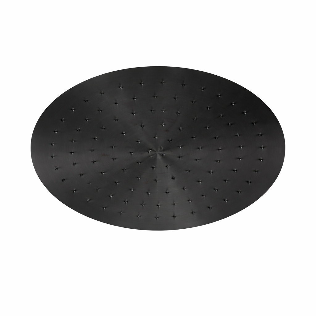 Elke Round Shower Head Matt Black