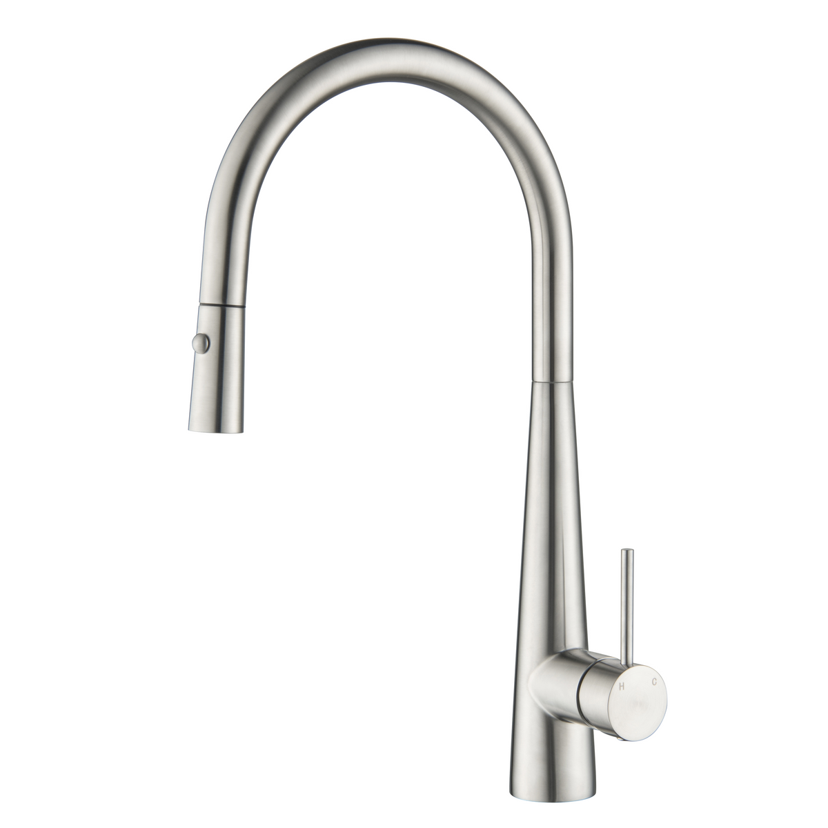 Elke Sleek Mixer with Button Brushed Nickel