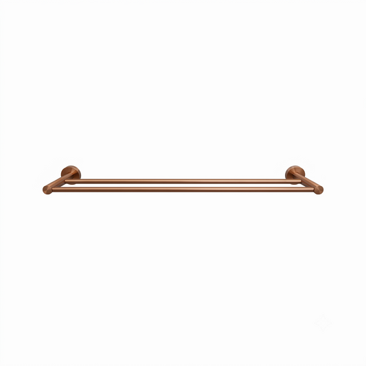 Elke Double Towel Rail Bronze