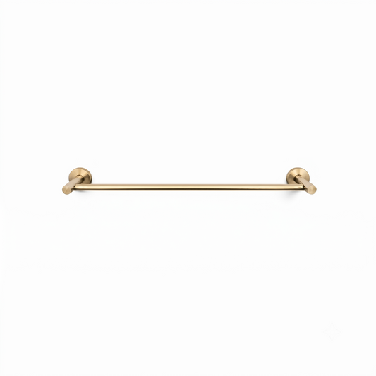 Elke Single Towel Rail Brushed Gold