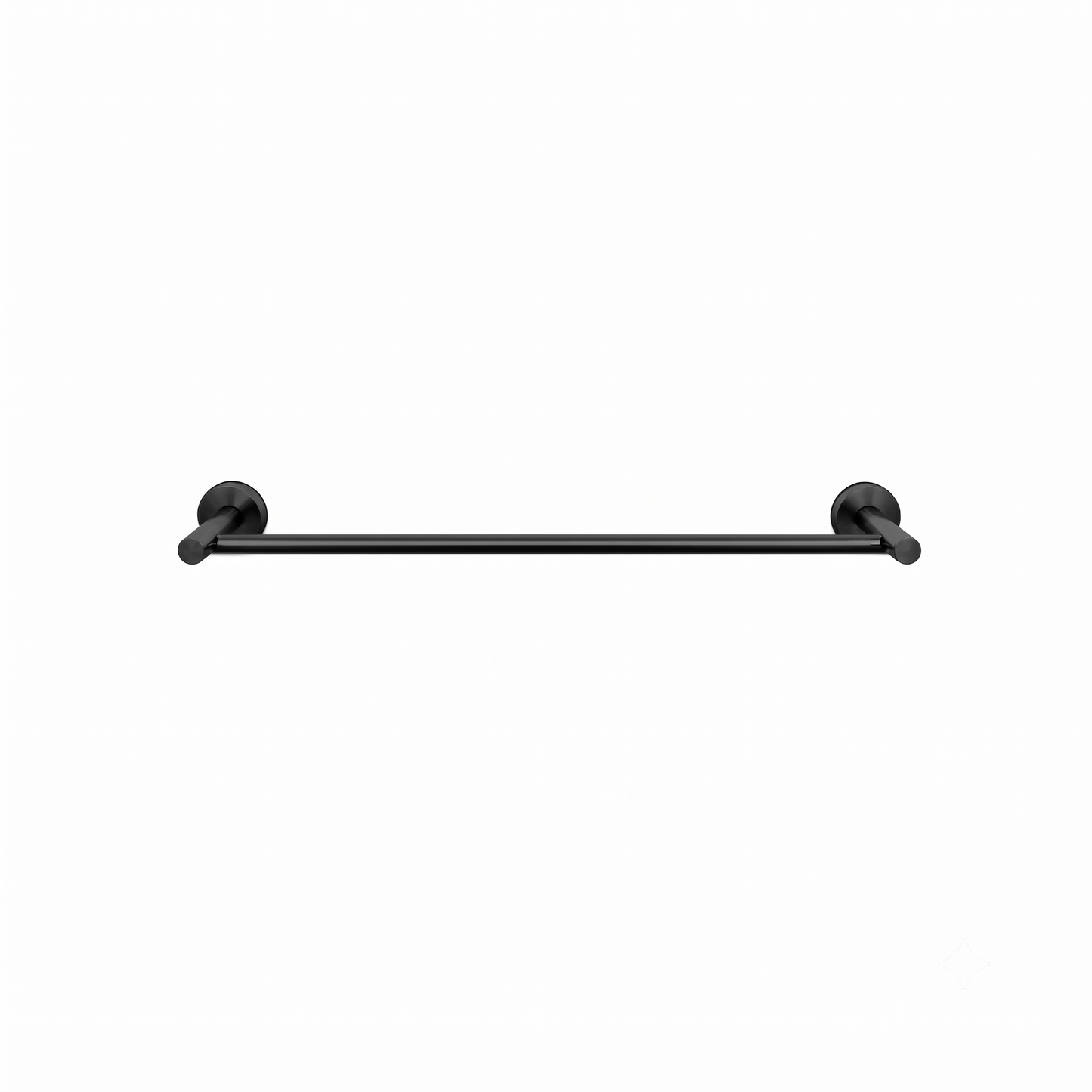 Elke Single Towel Rail Matte Black