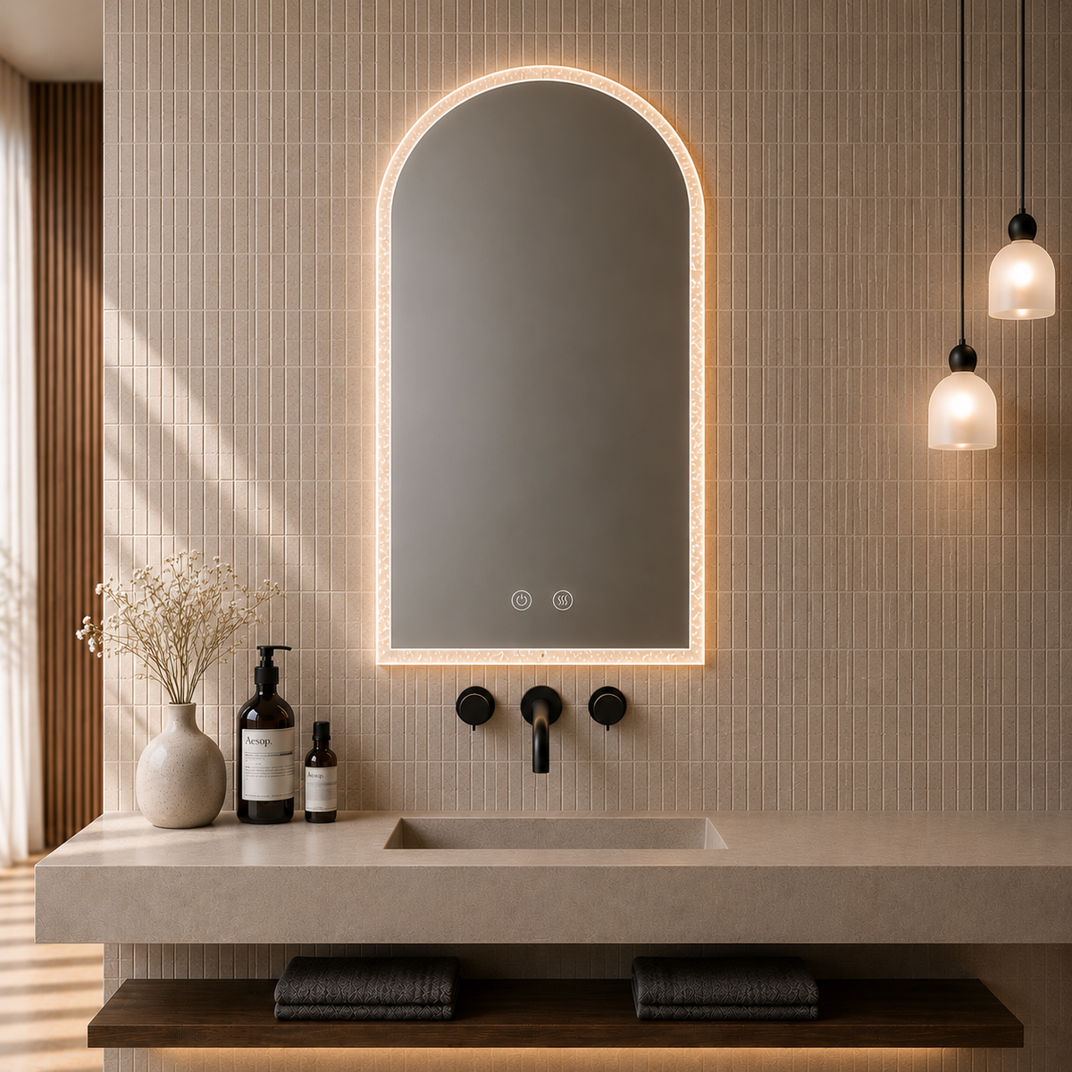Willa Arch LED Mirror