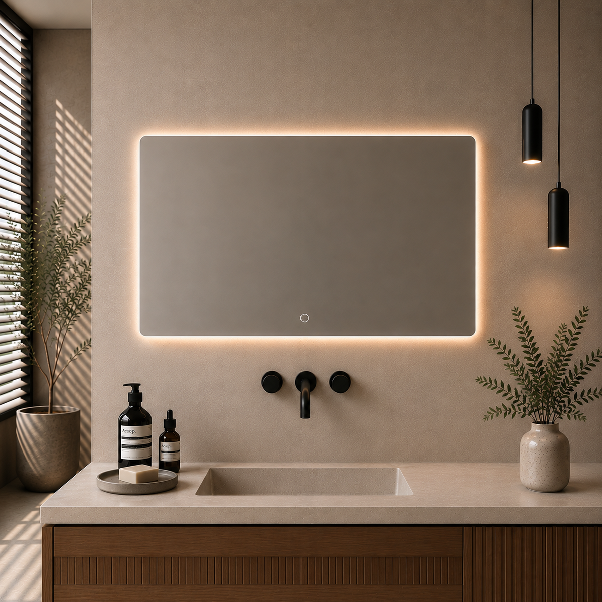 Xara Rectangle LED Mirror