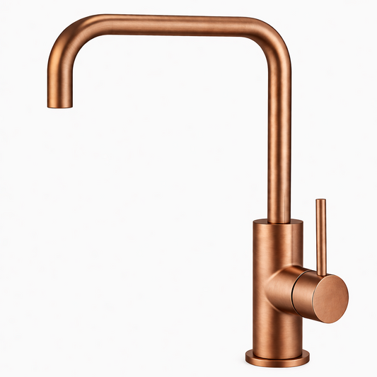 Elke Square Kitchen Mixer Bronze