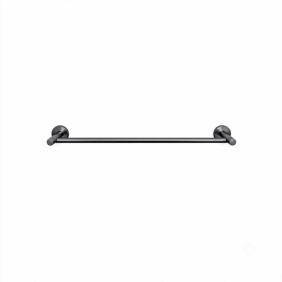 Elke Single Towel Rail Gunmetal