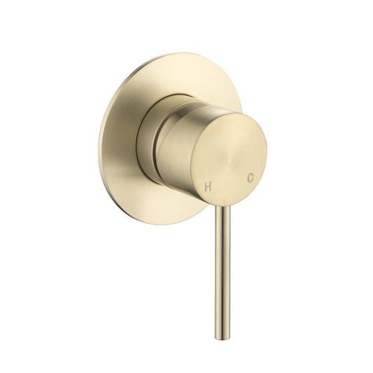 Elke Shower Mixer Brushed Gold