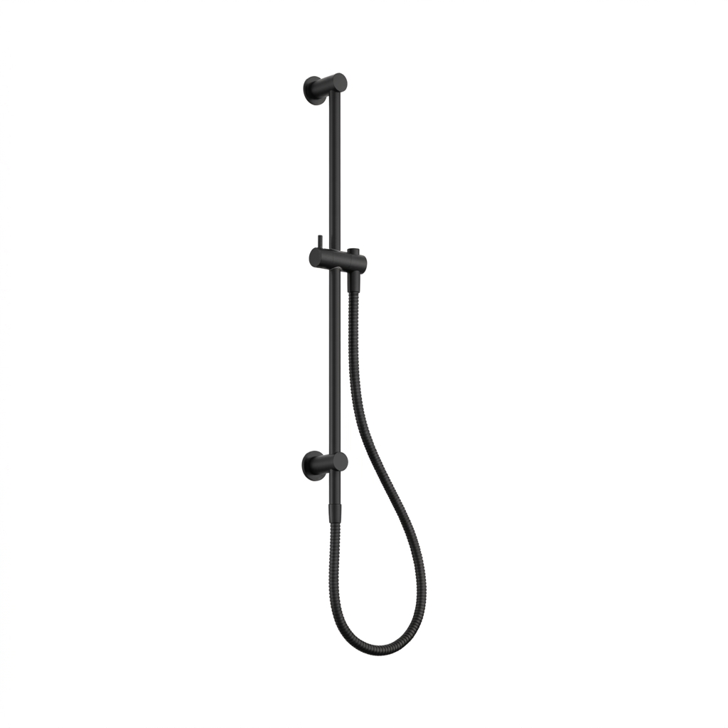Elke Shower on Rail Matt Black