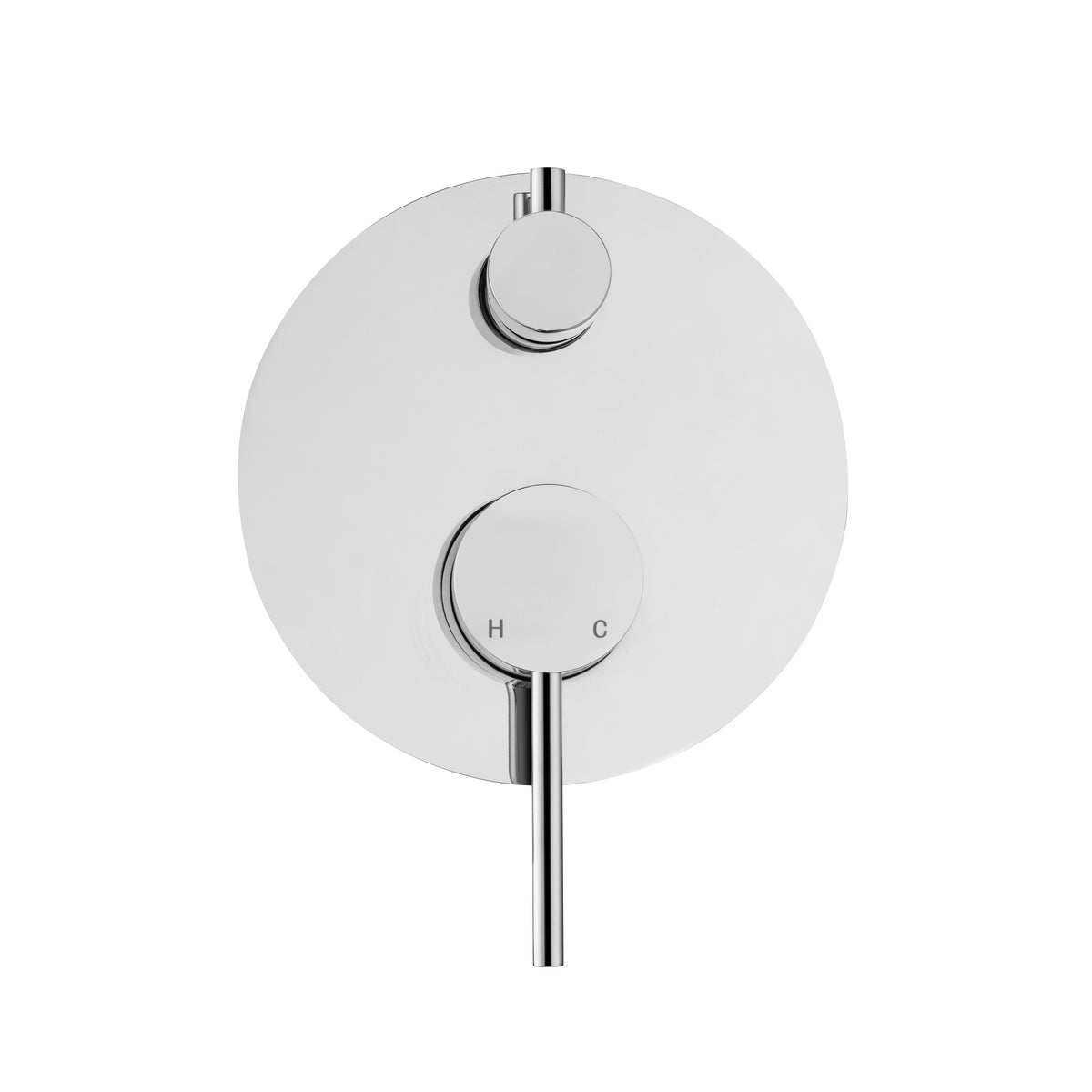 Elke Shower Diverter Plate Chrome