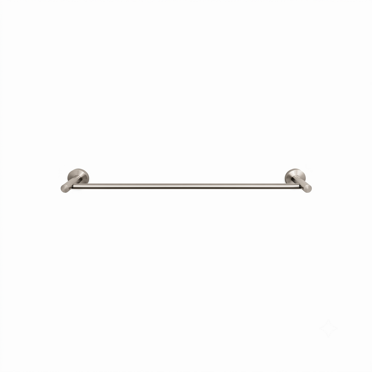 Elke Single Towel Rail Brushed Nickel