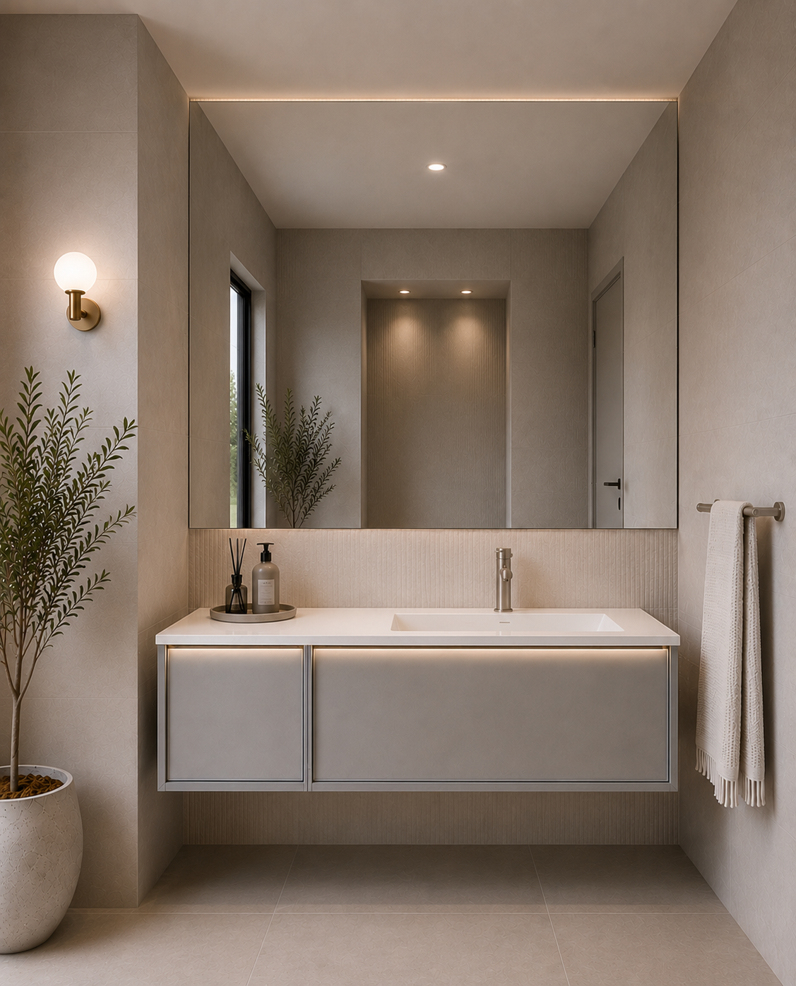 Dorian 1200mm Wall-hung Vanity with Sensor Light