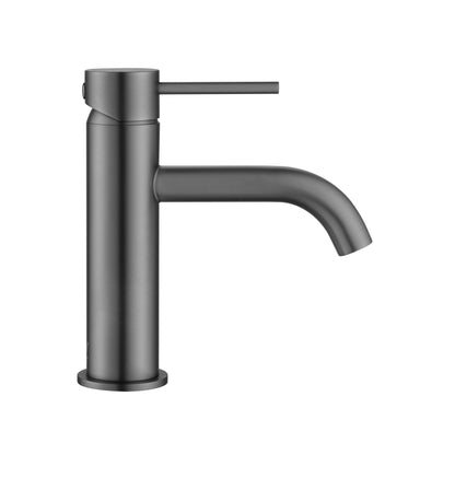 Elke Curved Countertop Basin Mixer Gunmetal