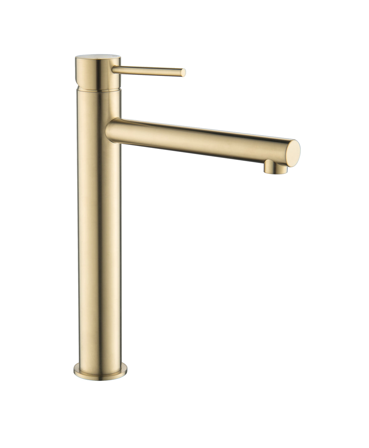 Elke Countertop Tall Basin Mixer Brushed Gold