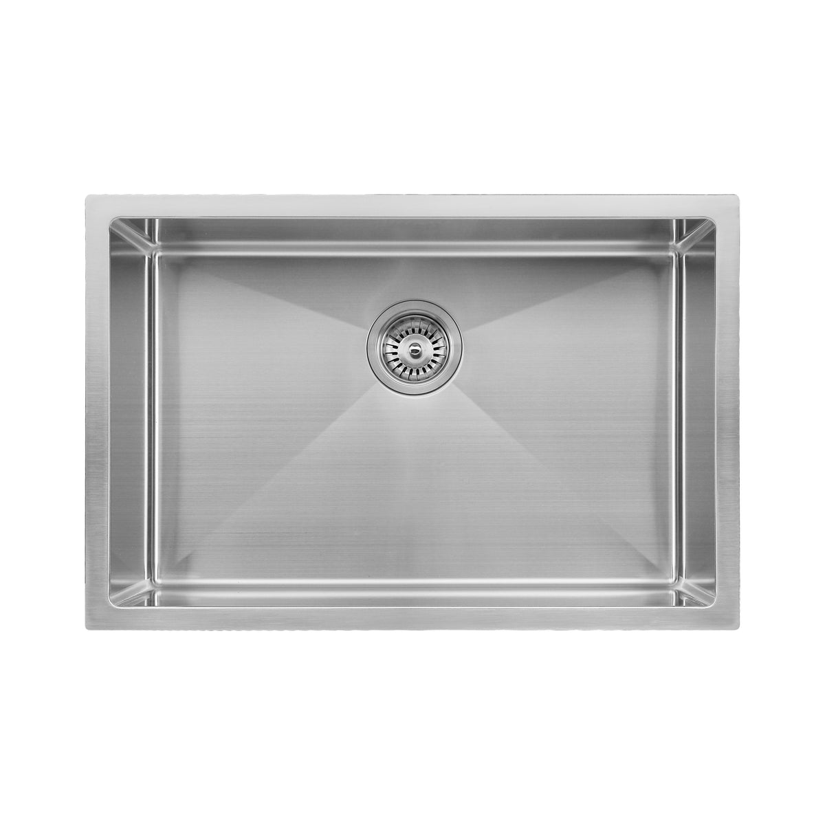Titan Single Stainless Steel Sink with  Overflow 670mm