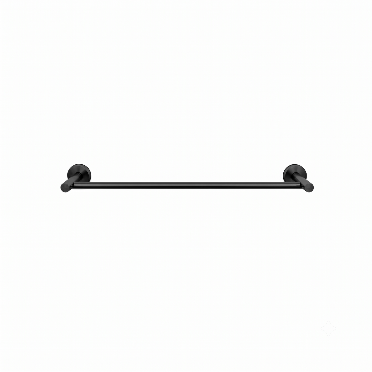 Elke Single Towel Rail Matte Black