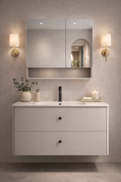 880mm Mirror Cabinet