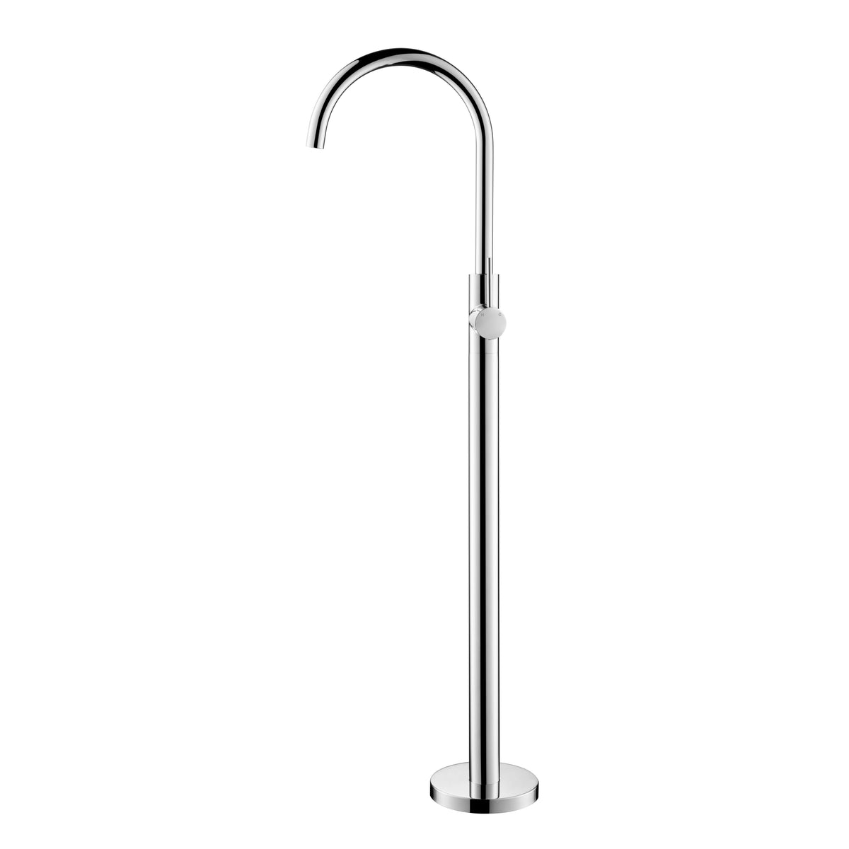 Elke Floor Bath Fillers Chrome