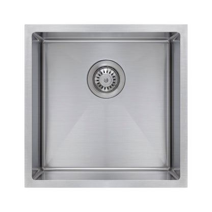 Titan Single Stainless Steel Sink with Overflow