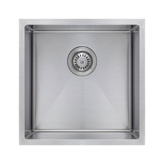 Titan Single Stainless Steel Sink with Overflow