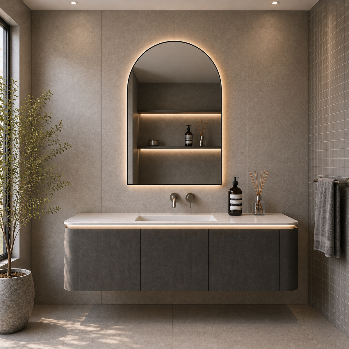 Velma 1500mm Wall-hung Vanity with Sensor Light