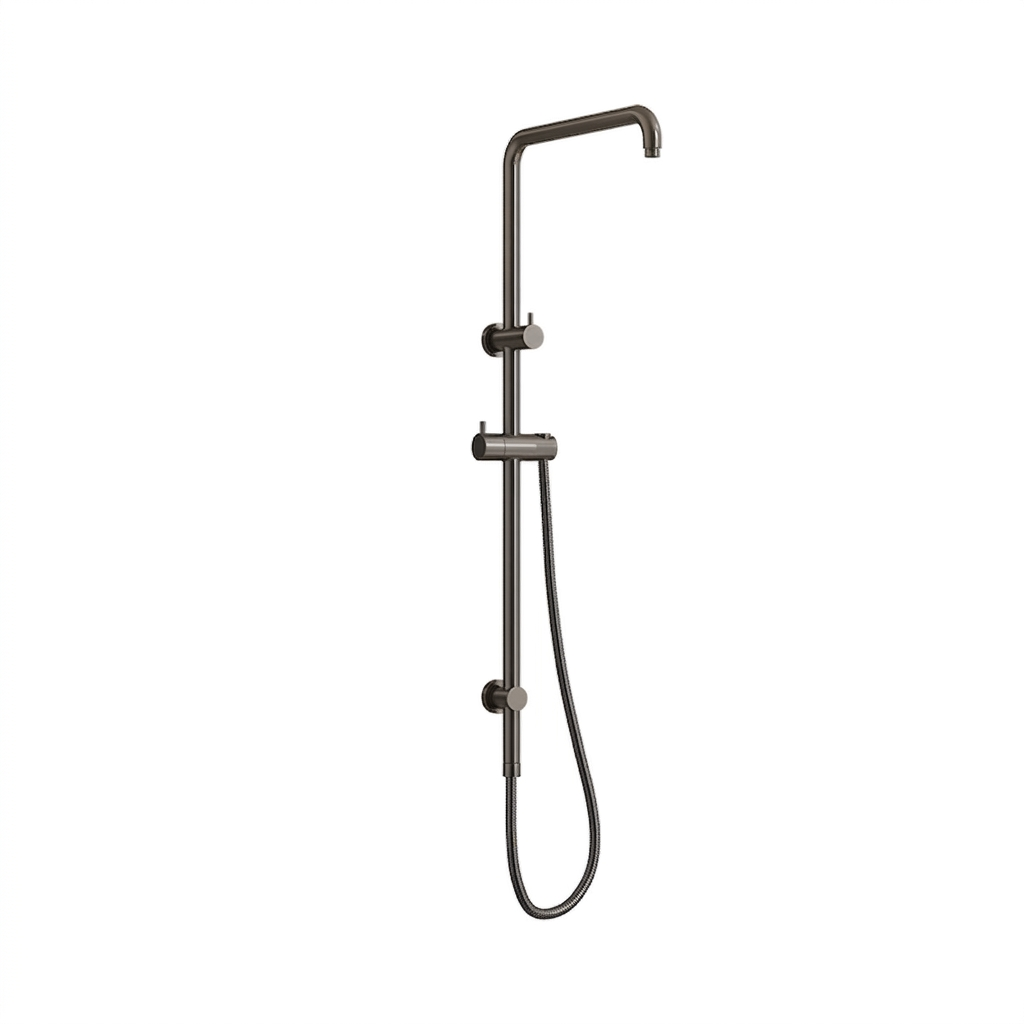 Elke Twin Shower Rail Gunmetal