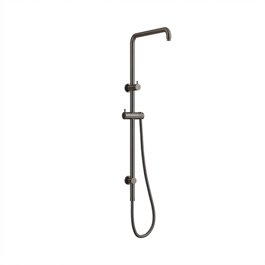 Elke Twin Shower Rail Gunmetal