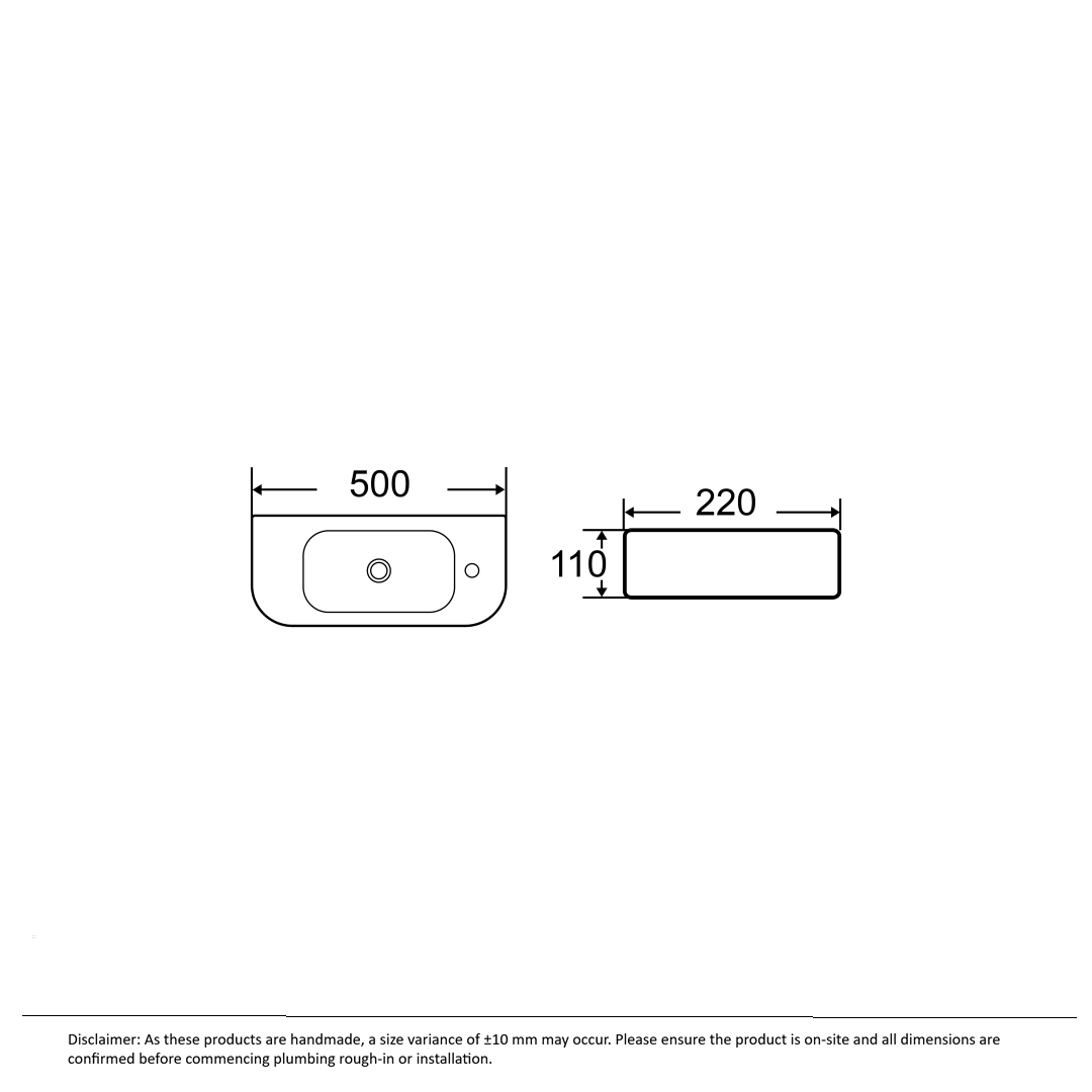 Mini Wall-hung Basin