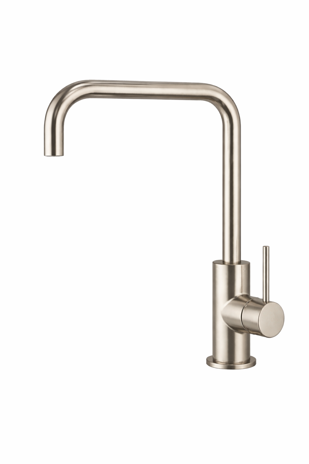 Elke Square Kitchen Mixer Brushed Nickel