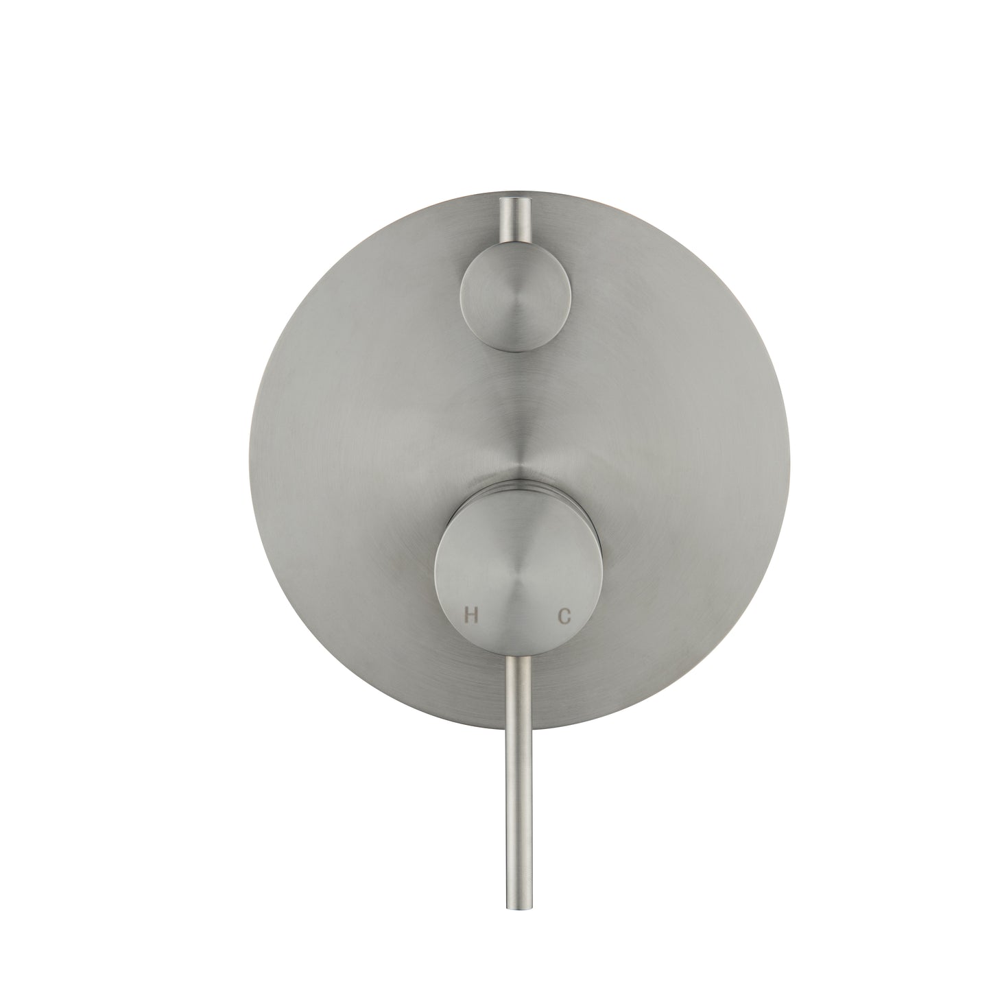 Elke Shower Diverter Plate Brushed Nickel