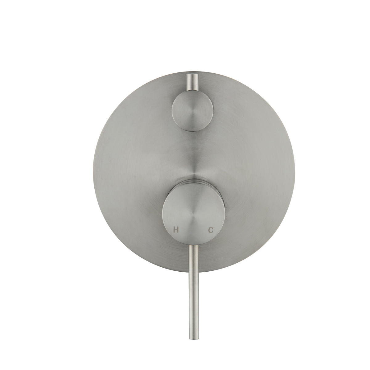 Elke Shower Diverter Plate Brushed Nickel